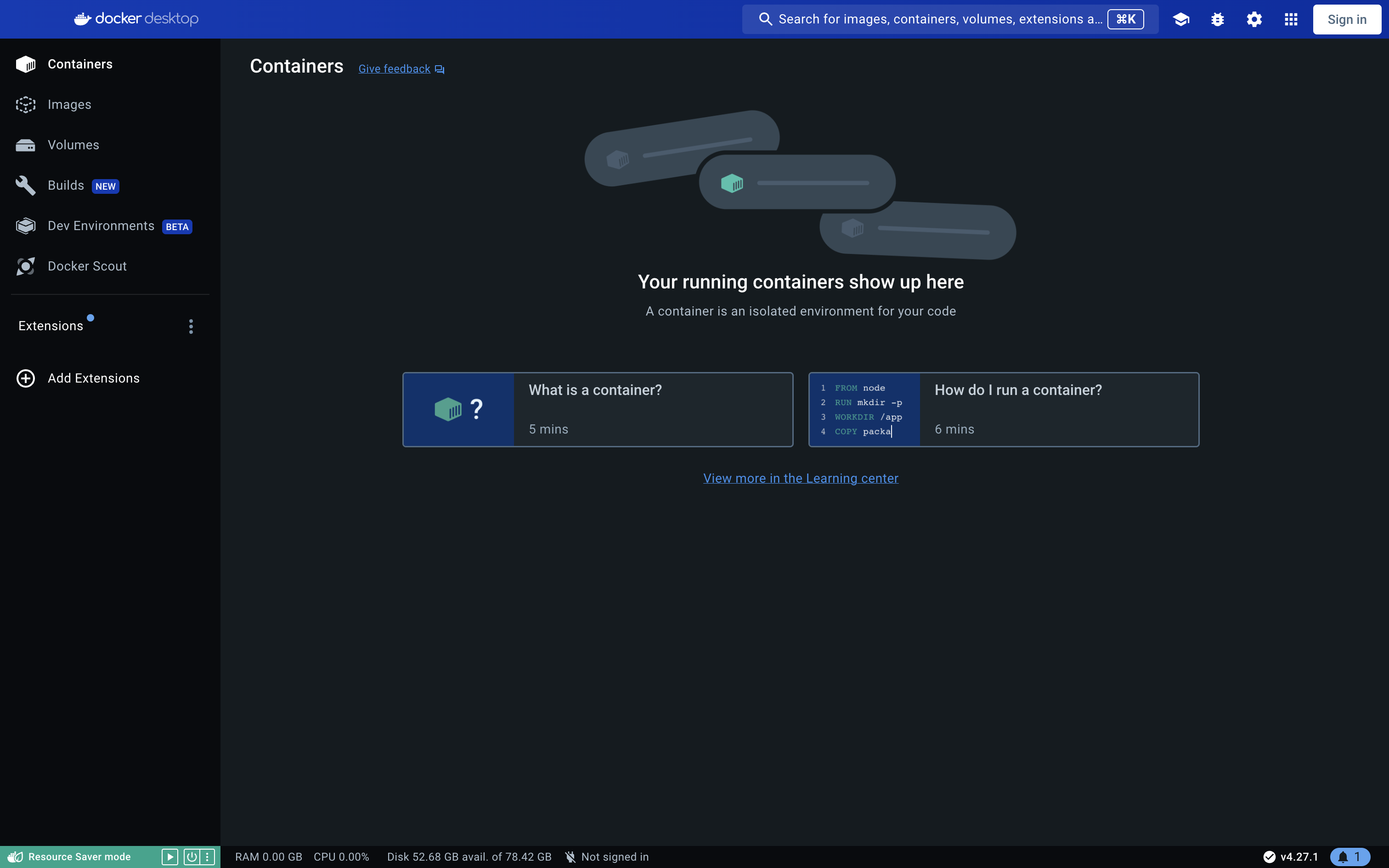 Docker Desktop