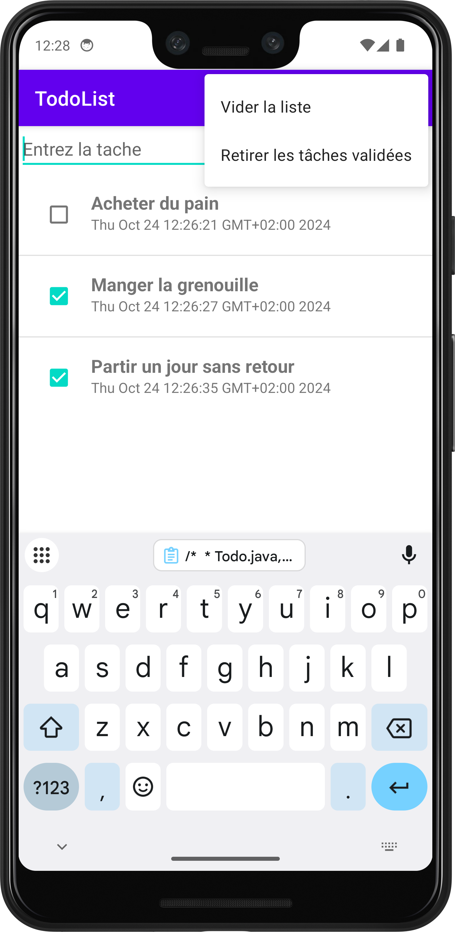App Menu