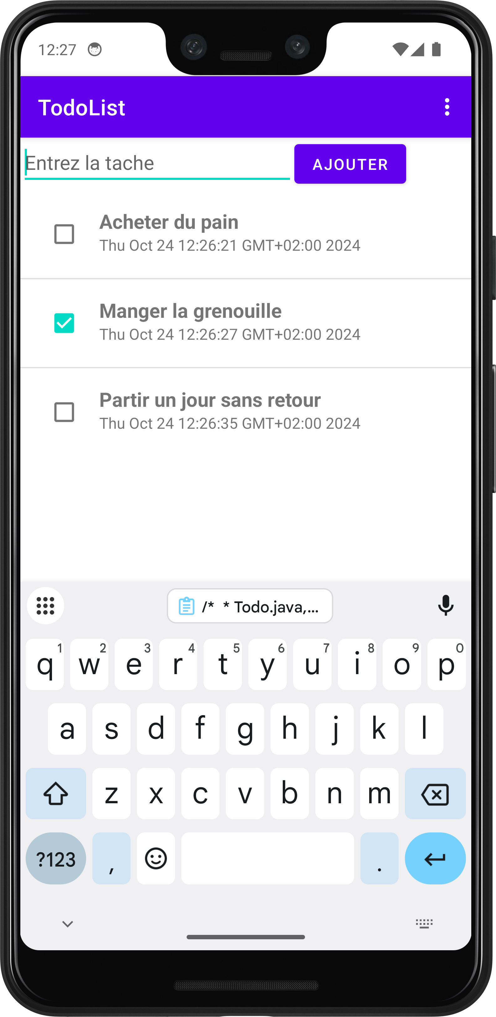 App Interface